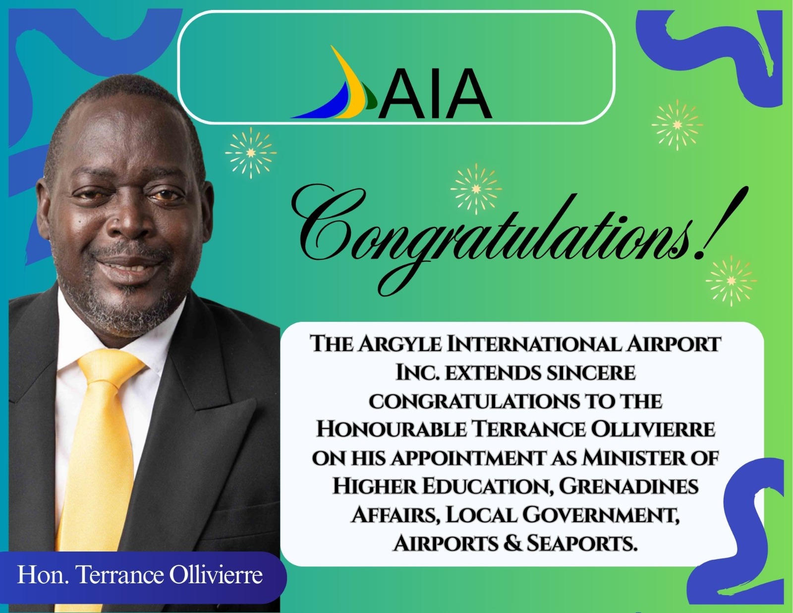 Congrats Sea Port Minister